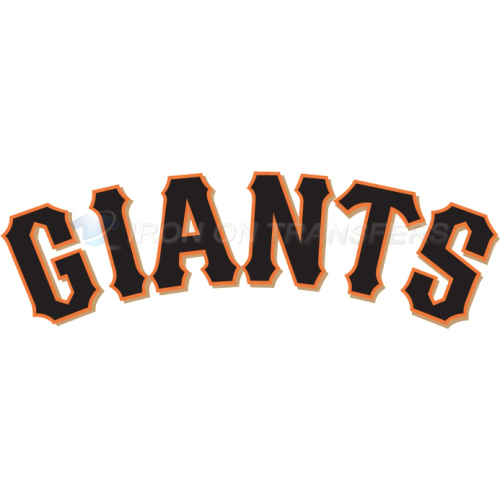 San Francisco Giants Iron-on Stickers (Heat Transfers)NO.1897